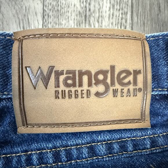 Wrangler Rugged Wear Jeans 40x30 Blue Denim Relaxed Fit USA Cotton Work Pants - Picture 4 of 8